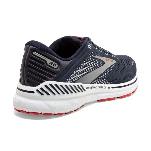 BROOKS MEN'S ADRENALINE GTS 22 SUPPORTIVE RUNNING SHOE - PEACOAT/INDIA INK/