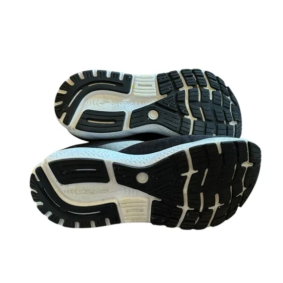 Brooks Men's Ghost 16 2E  Black/Gray/White Running Shoes Size 10