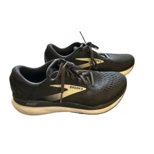 Brooks Men's Ghost 16 2E  Black/Gray/White Running Shoes Size 10