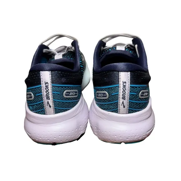 Brooks Women's Glycerin 20 Running Shoes - Black and Blue size 8.5 B