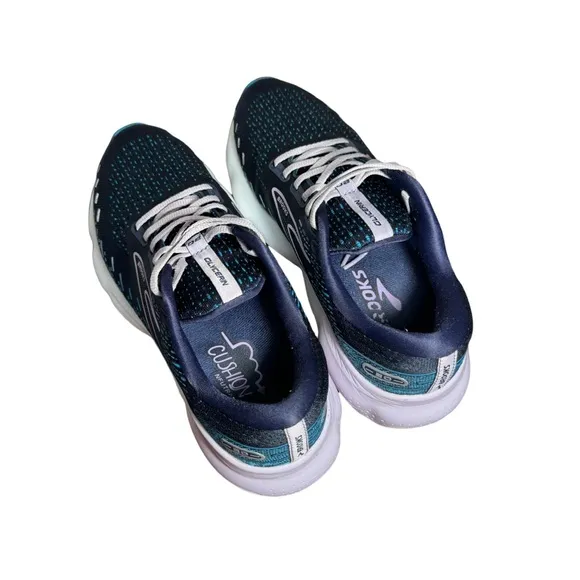 Brooks Women's Glycerin 20 Running Shoes - Black and Blue size 8.5 B