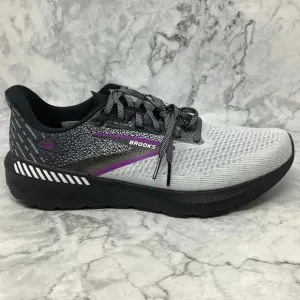 Brooks Womens Size 8.5W Black White Violet Launch 10 Running Sneakers P2-3