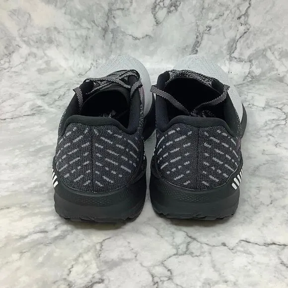 Brooks Womens Sz 9.5M Black White Violet Launch GTS 10 Running Sneakers P2-1