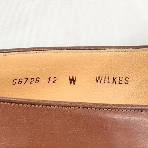 Bruno Magli Mens Shoes Wilkes Loafer Brown Italian Leather Buckle Sz 12 W