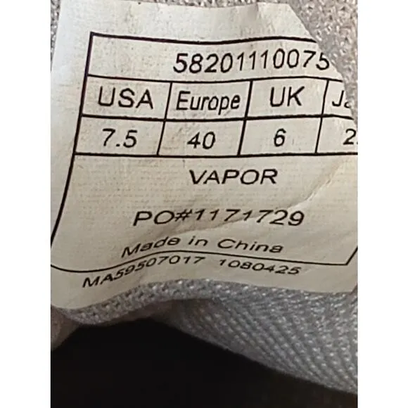 Brunswick Mens Vapor Size 7.5 White Black Bowling Shoes