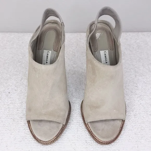 Camilla Skovgaard Open Toe Wedge Pumps
