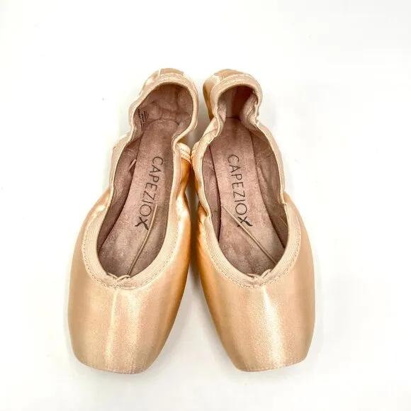 Capezio Size 4M Donatella 1138W #2 Petal Pink Pointe Ballet Dance Shoes