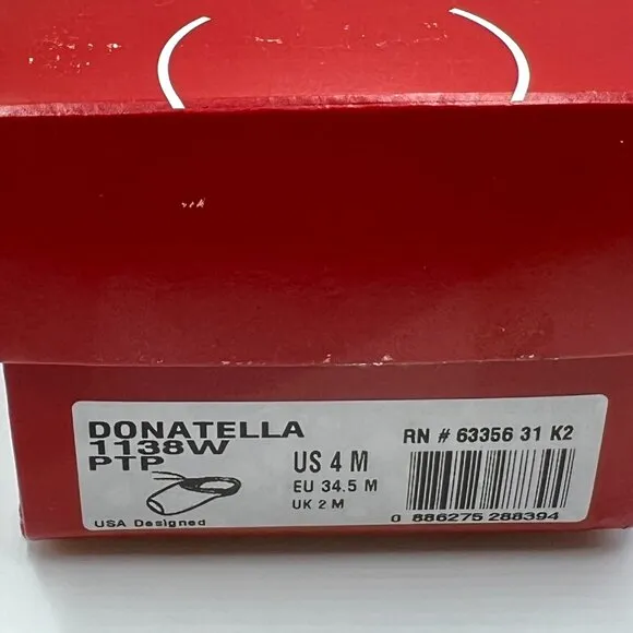 Capezio Size 4M Donatella 1138W #2 Petal Pink Pointe Ballet Dance Shoes