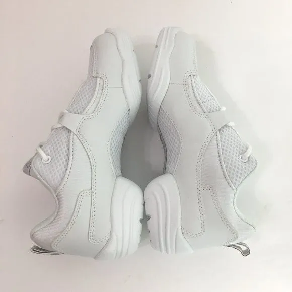 Capezio White DS11 Fierce Dansneakers Dance Sneakers Shoes Size 4 NEW