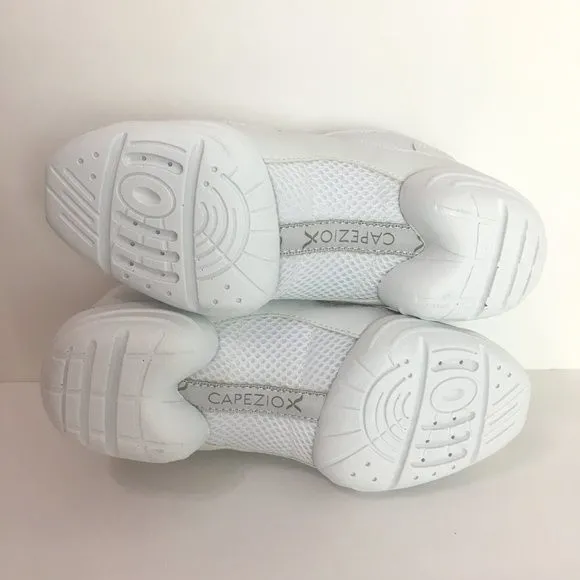 Capezio White DS11 Fierce Dansneakers Dance Sneakers Shoes Size 4 NEW