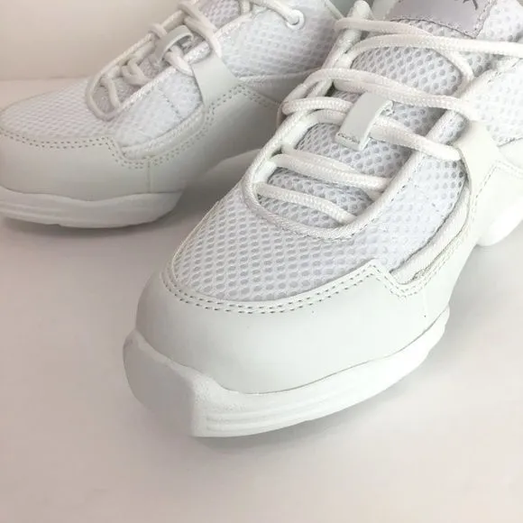 Capezio White DS11 Fierce Dansneakers Dance Sneakers Shoes Size 4 NEW