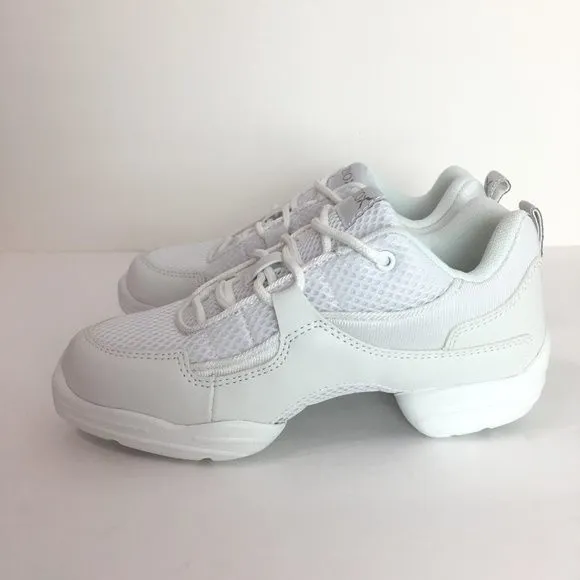 Capezio White DS11 Fierce Dansneakers Dance Sneakers Shoes Size 4 NEW