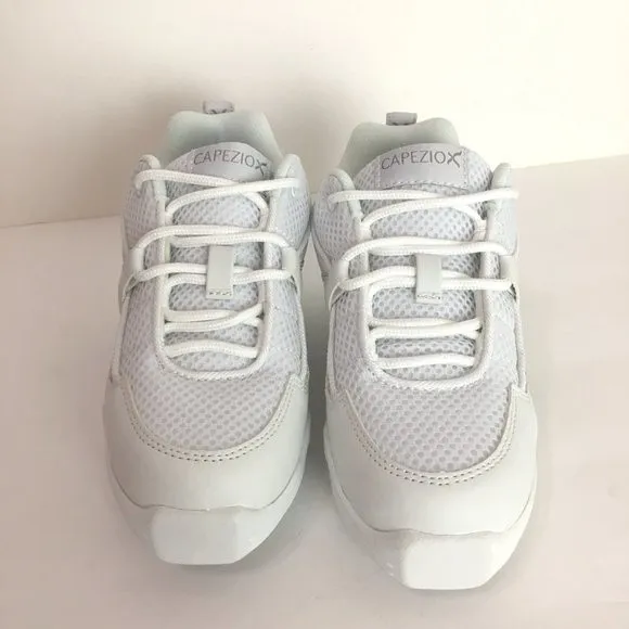 Capezio White DS11 Fierce Dansneakers Dance Sneakers Shoes Size 4 NEW