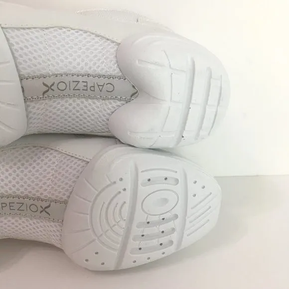 Capezio White DS11 Fierce Dansneakers Dance Sneakers Shoes Size 4 NEW