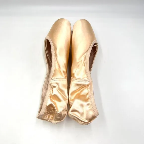Capezio Womens Size 11.5 Donatella 1138W #2 Petal Pink Pointe Ballet Dance Shoes