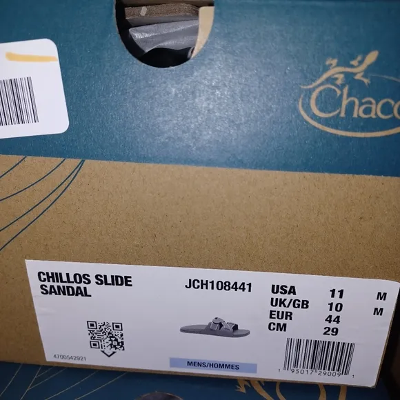 Chaco Chillos Slide Gray Sandals Men's Shoes