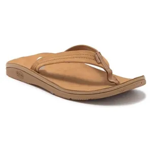 Chaco Classic Leather Flip Flop Thong Men's Size 7 Podiatrist Approved Tan