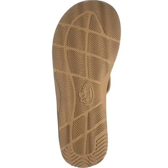 Chaco Classic Leather Flip Flop Thong Men's Size 7 Podiatrist Approved Tan