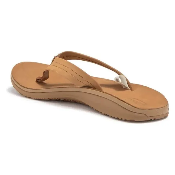 Chaco Classic Leather Flip Flop Thong Men's Size 7 Podiatrist Approved Tan