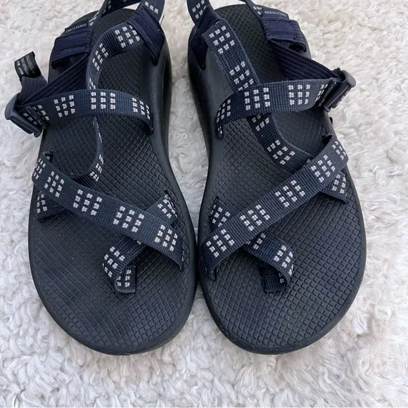 Chaco Sandals Mens Z/Cloud 2 Strappy Toe Loop Doot Navy Water Hiking SZ 11