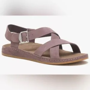 Chaco Wayfarer Suede Sparrow Sandals Size 9