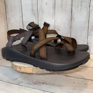 Chaco Z2 Toe Loop Sandals Men’s Size 12 Brown Made In Colorado USA Vibram Soles