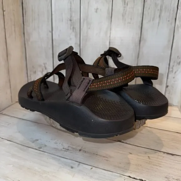 Chaco Z2 Toe Loop Sandals Men’s Size 12 Brown Made In Colorado USA Vibram Soles