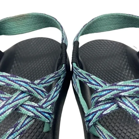 Chaco ZX/2 Classic Double Strap Sandals Teal Blue Womens Size 8