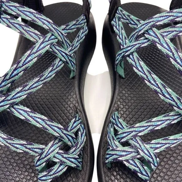 Chaco ZX/2 Classic Double Strap Sandals Teal Blue Womens Size 8