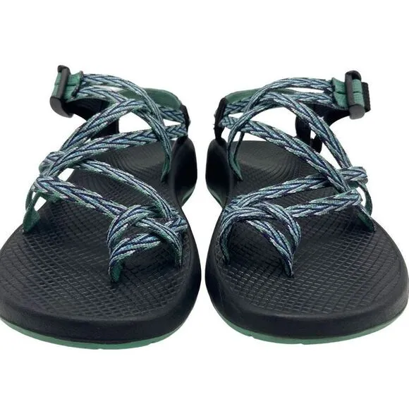 Chaco ZX/2 Classic Double Strap Sandals Teal Blue Womens Size 8
