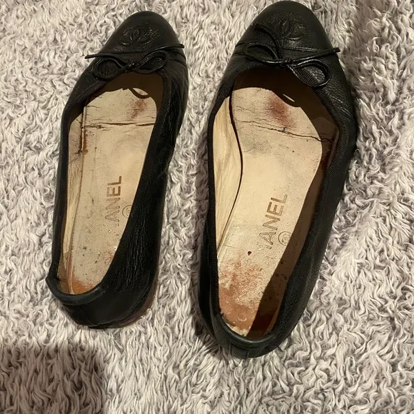channel CC flat shoes authentic