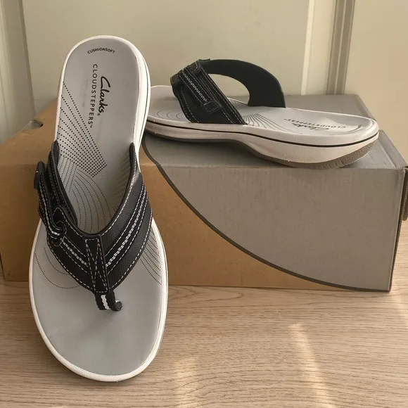 Clarks Comfort Slip on Slippers /Shoes Women Sandal- W 8