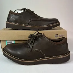 Clarks Men Eastford Low Dress Shoe Dark Brown 261629248100 Leather LaceUp Sz 11W