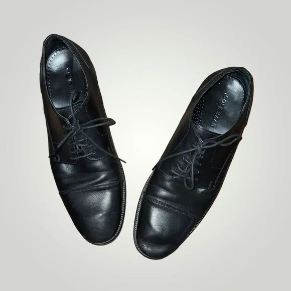 Cole Haan Benton II Leather Cap Toe Derby C24121 9.5 M