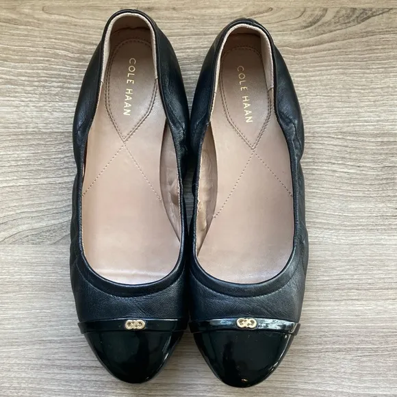 Cole Haan Elsie cap toe ballet flat 8,5