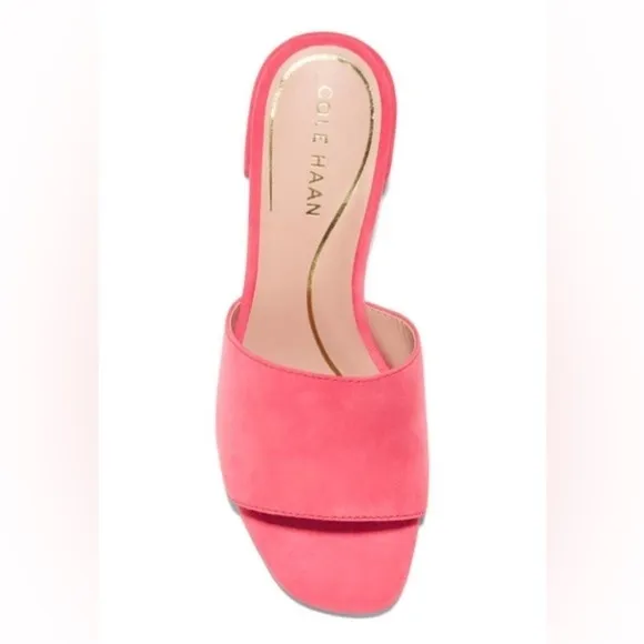 Cole Haan Geranium Calli Single Band Block Heel Slide Sandal - Size 9.5