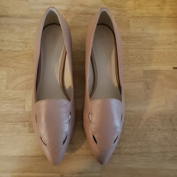 COLE HAAN Leah Skimmer Flat In Maple Brown Sz: 5.5 **New**