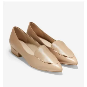 COLE HAAN Leah Skimmer Flat In Maple Brown Sz: 5.5 **New**