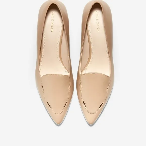 COLE HAAN Leah Skimmer Flat In Maple Brown Sz: 5.5 **New**