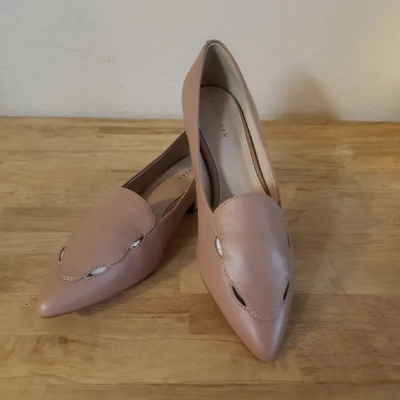 COLE HAAN Leah Skimmer Flat In Maple Brown Sz: 5.5 **New**