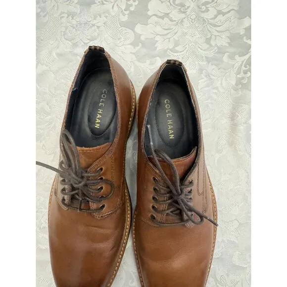 Cole Haan‎ Men’s 9M Warner Grand Postman Oxford Brown Dress Shoe C30676 Comfort