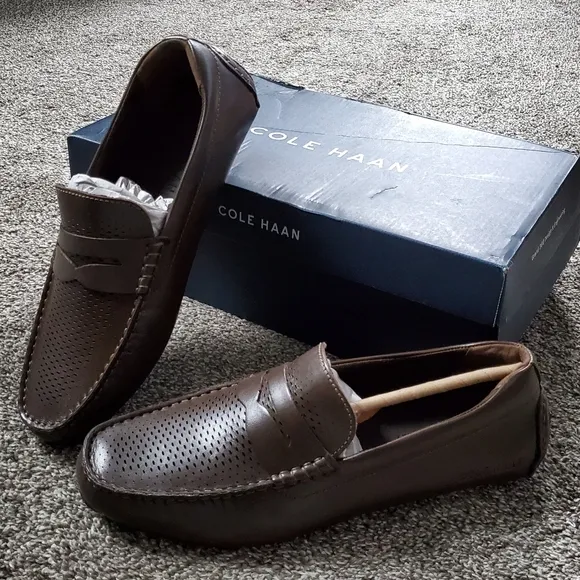 Cole Haan Men's Grand Laser Penny Driver Driving Style Loafer