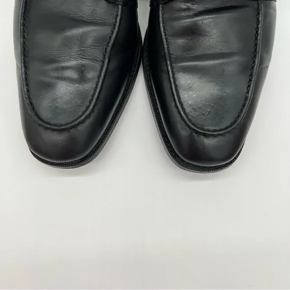 Cole Haan NikeAir Outsole Black Oxford Shoes C07671 Lace Up Apron Toe