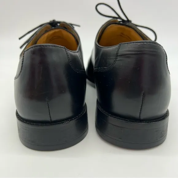 Cole Haan NikeAir Outsole Black Oxford Shoes C07671 Lace Up Apron Toe