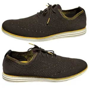 Cole Haan Shoes Men 13 M OriginalGrand Oxford Plain Toe Gray Stitchlite