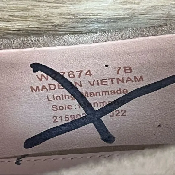 Cole Haan Viola Skimmer Flat LIGHT WHISKEY SUEDE size 7B