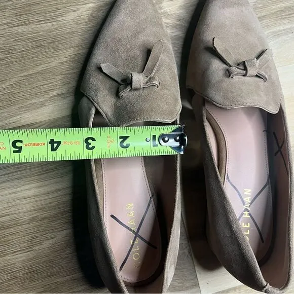 Cole Haan Viola Skimmer Flat LIGHT WHISKEY SUEDE size 7B