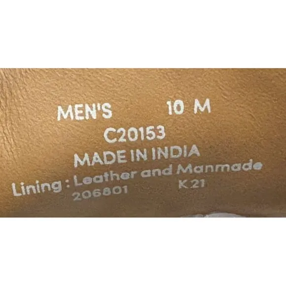 Cole Haan Warren $140 Men's Cap Toe Dress Shoes Size 10 Leather Brown C20153