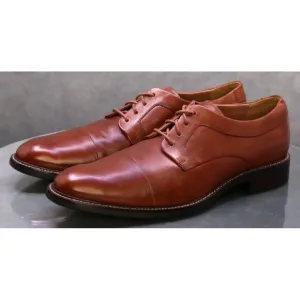 Cole Haan Warren $140 Men's Cap Toe Dress Shoes Size 10 Leather Brown C20153