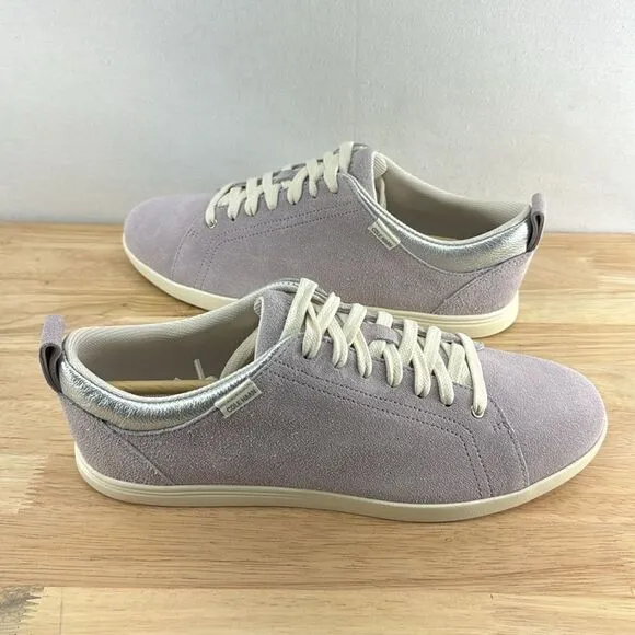 Cole Haan Carly Suede Sneakers- Lilac- Size 8.5 B- NIB